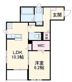 サニーハイツ オリーブの森【3階】の間取り