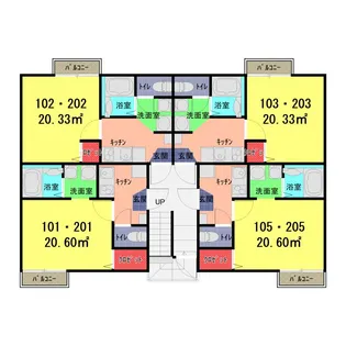 ソフィアテラス武里【1階】の間取り