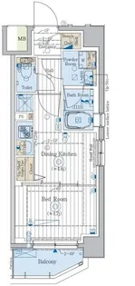 東京都墨田区向島3【マンション】の間取り