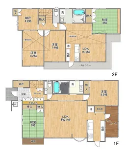 東京都日野市万願寺6【一戸建】の間取り