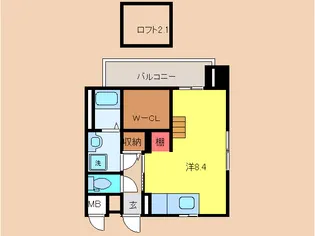 Bon hill駅前の間取り