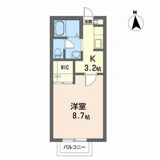 シャーメゾン・ボヌール【2階】の間取り