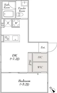 ルミークアン桜新町ノース【3階】の間取り
