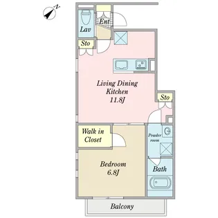 Grand Virtue【2階】の間取り