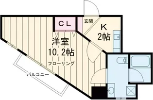 オルハレI【2階】の間取り