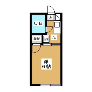 ワンククレ世田谷【2階】の間取り