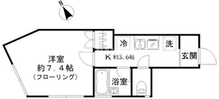 エスパス自由が丘【1階】の間取り