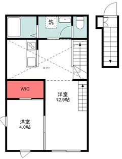 maison de pastel【2階】の間取り