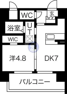 コスモリード大阪福島【9階】の間取り