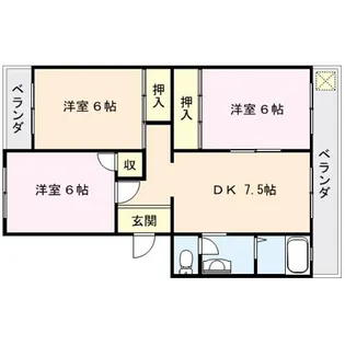マンションきよし【1階】の間取り