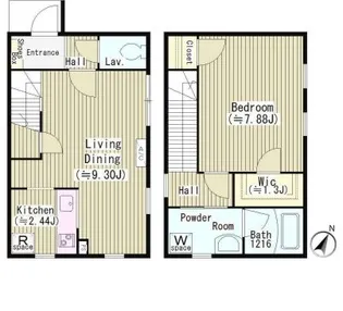 ファレール参宮橋の間取り
