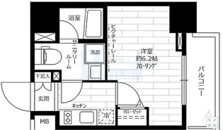 ステージグランデ東池袋駅前【3階】の間取り
