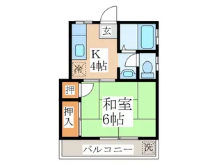千葉マンション【3階】の間取り