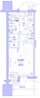 グランド・ガーラ川崎【6階】の間取り