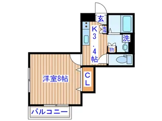 サンコ-ポII【1階】の間取り