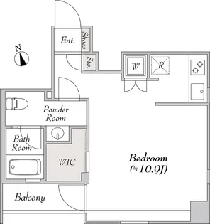 BLUROCK銀座イースト【4階】の間取り