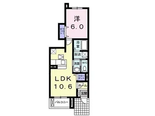 ブランピエール【1階】の間取り