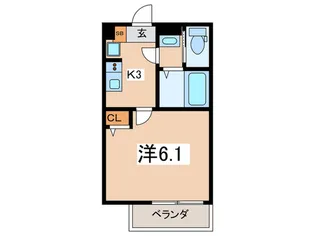 グランスクエア相模原【3階】の間取り