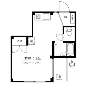 グレース・ニシハラ【1階】の間取り