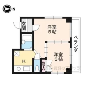 GENSAKIZO御所南甘露町【3階】の間取り