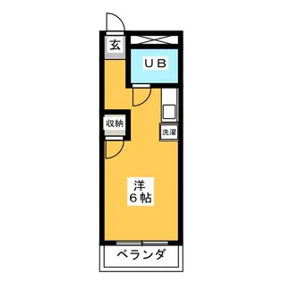 エクセレント・サン B【2階】の間取り