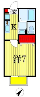 Villa黒砂【2階】の間取り