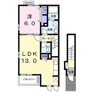 ウラヌス【2階】の間取り