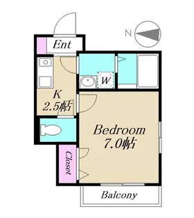 エスパシオ【2階】の間取り