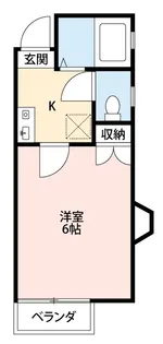 ファミール仲村D【1階】の間取り