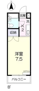 コーポ半田2【2階】の間取り