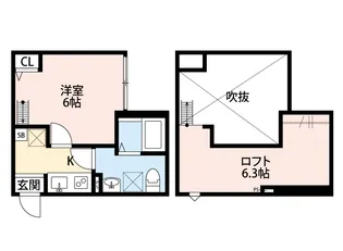 Alison(アリソン)【1階】の間取り