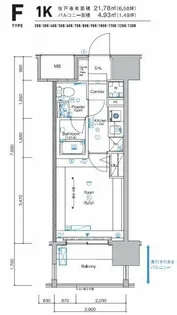 シーフォレシティ芝浦【5階】の間取り