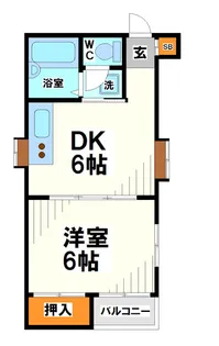 清涼館【1階】の間取り