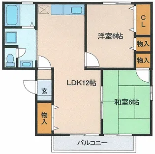 ベル・ファミール【1階】の間取り