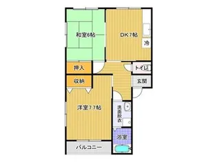 コーポ・ラルゴ【2階】の間取り