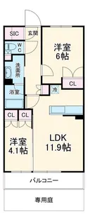 プロミライズ青葉台C棟【1階】の間取り