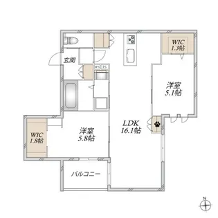 Will Court19【2階】の間取り