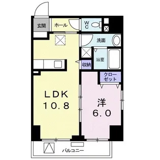 コルバス【9階】の間取り