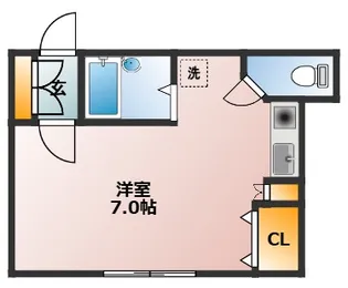 KOコーポII【1階】の間取り