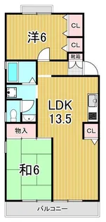 アネックスハマノA【2階】の間取り