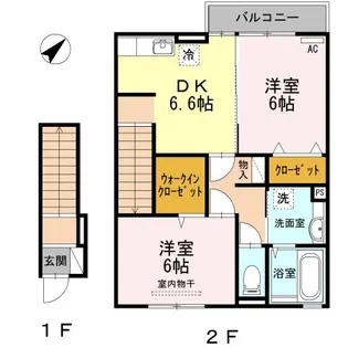 elegance I【2階】の間取り