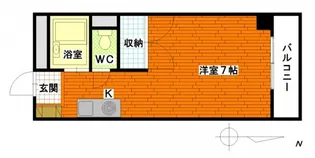 第2浦島ビル【3階】の間取り