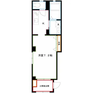 グロー リッチ【1階】の間取り