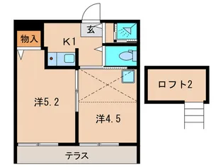 ヴァンサン館【1階】の間取り