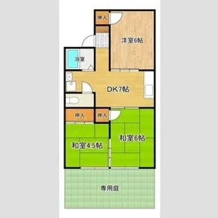 ドリームハイツ【2階】の間取り