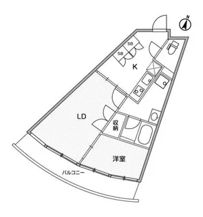 GranDuo代々木2【3階】の間取り
