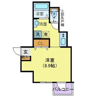 アーバイル日本橋小伝馬町【5階】の間取り