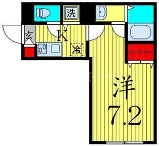 ウッディーベル【3階】の間取り
