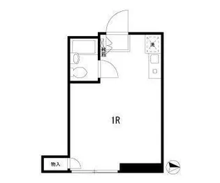 ダイヤモンドレジデンス人形町【3階】の間取り