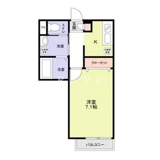 FOREST WEST【2階】の間取り